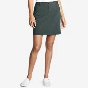 Eddie Bauer Adventurer Skort, Size 10, Charcoal Gray, Pockets Golf Tennis Sports